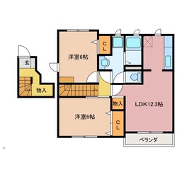 シェルブールの物件間取画像